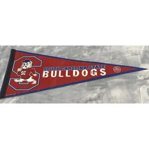 SOUTH CAROLINA STATE BULLDOGS  12X30 RETRO NCAA VINTAGE FELT PENNANT